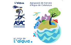 Logotip de l'ASAC: Agrupació de Serveis d'Aigua de Catalunya